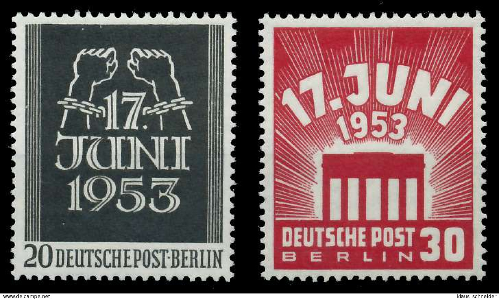 BERLIN 1953 Nr 110-111 Postfrisch X53A94A - Neufs