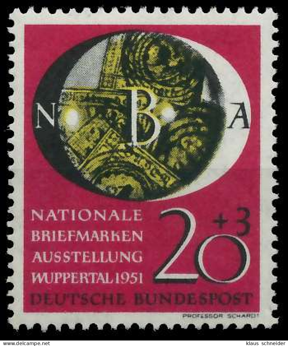 BRD BUND 1951 Nr 142 Postfrisch X53A9DE - Ungebraucht