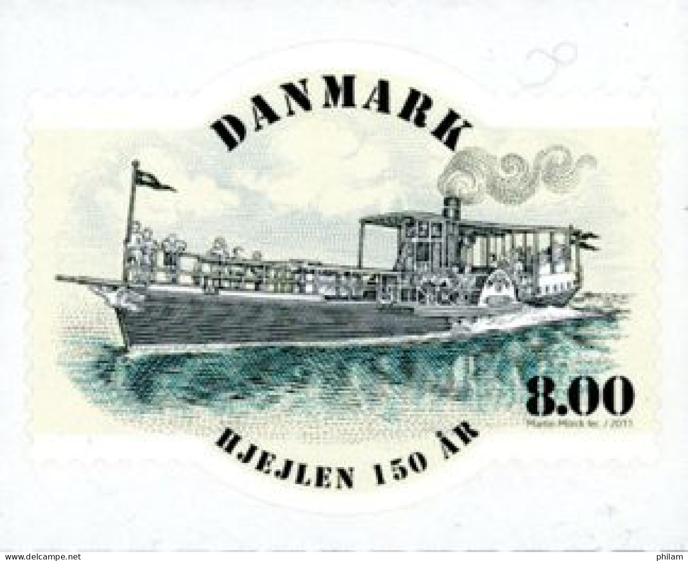 DANEMARK  2011-150ème Anniv.de Hjejlen-paquebot-1 V. - Nuovi