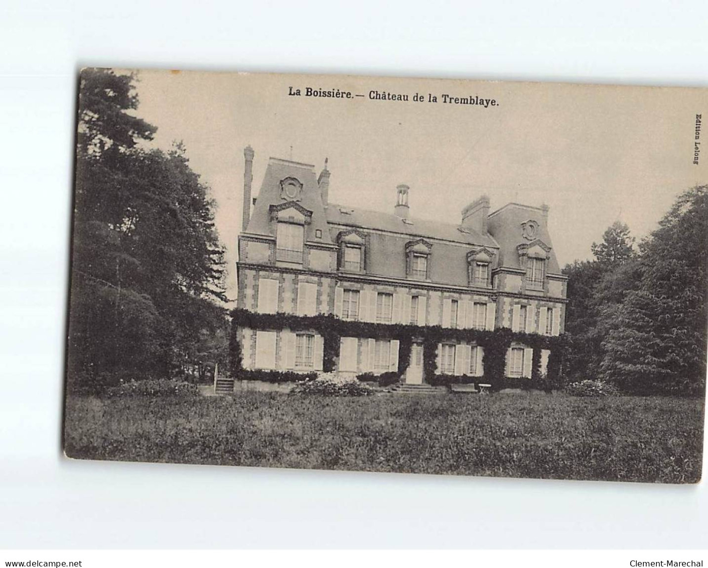 LA BOISSIERE : Château De La Tremblaye - Très Bon état - Otros & Sin Clasificación