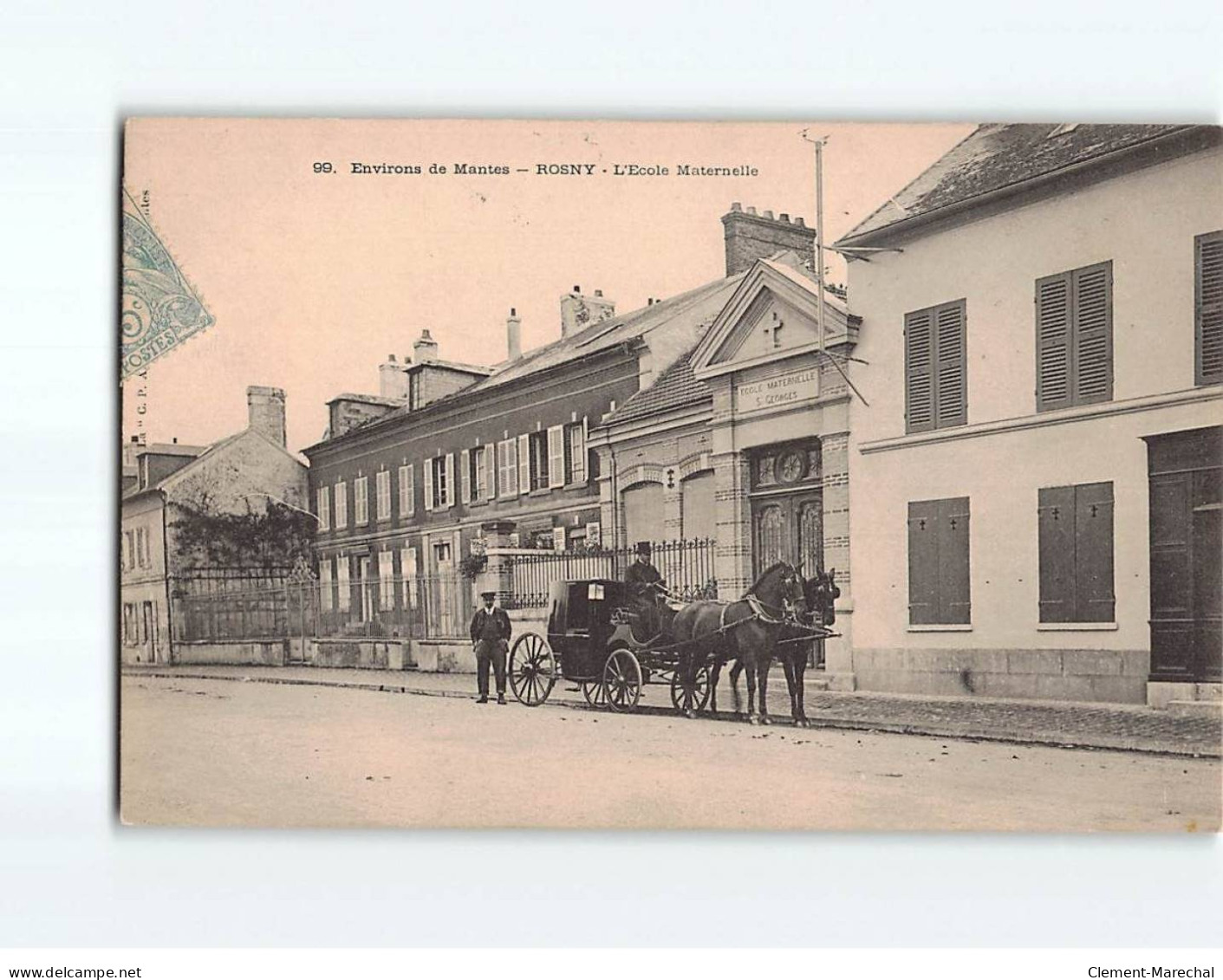 ROSNY : L'Ecole Maternelle - Très Bon état - Rosny Sur Seine