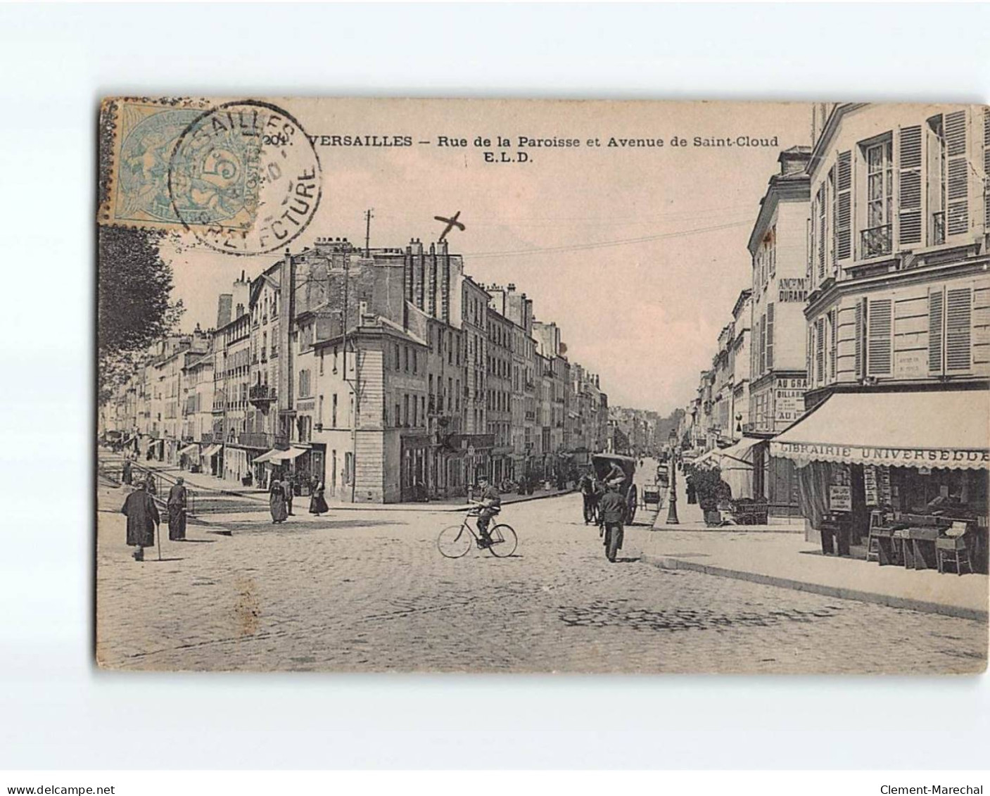 VERSAILLES : Rue De La Paroisse Et Avenue De Saint-Cloud - état - Versailles