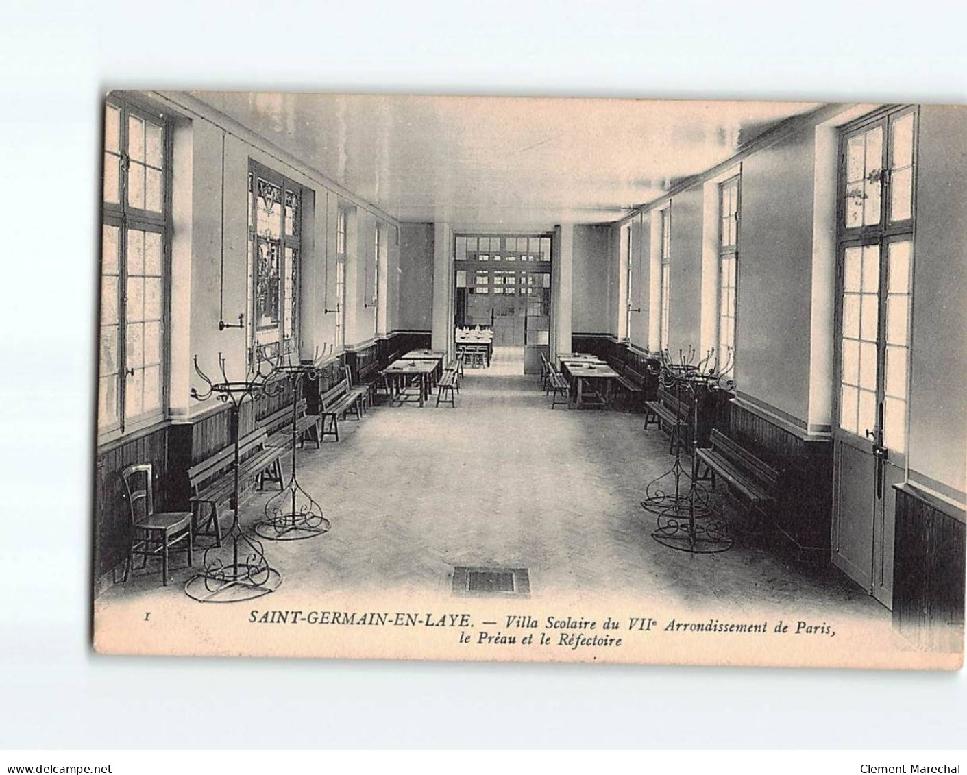 SAINT GERMAIN EN LAYE : Villa Scolaire Du VIIe Arrondissement De Paris, Le Préau Et Le Réfectoire - Très Bon état - St. Germain En Laye