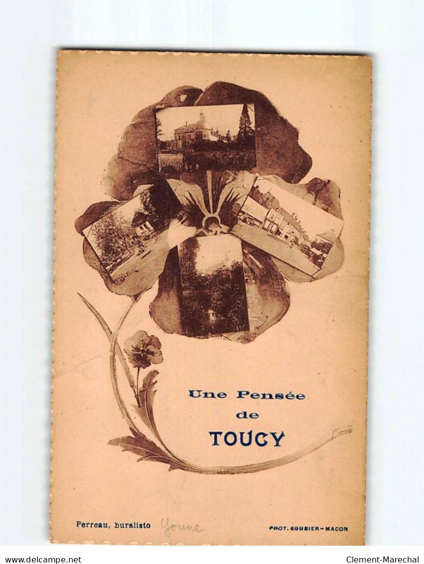 TOUCY : Carte Souvenir - Très Bon état - Toucy