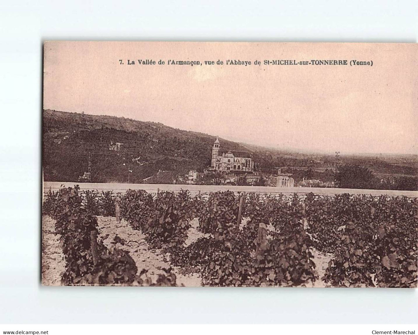 La Vallée De L'Armançon, Vue De L'Abbaye De Saint-Michel Sur Tonnerre - Très Bon état - Other & Unclassified