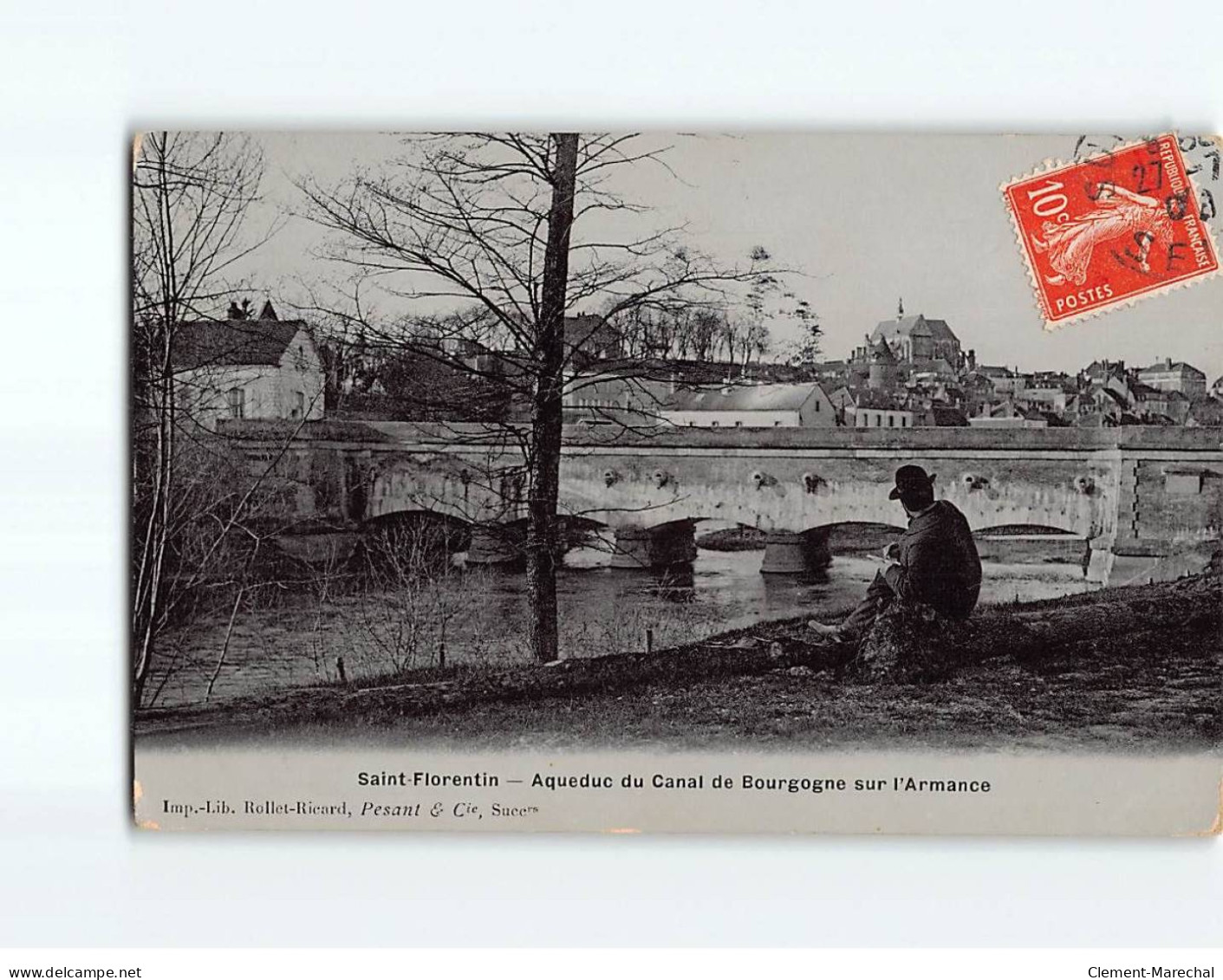 SAINT FLORENTIN : Aqueduc Du Canal De Bourgogne Sur L'Armance - état - Saint Florentin