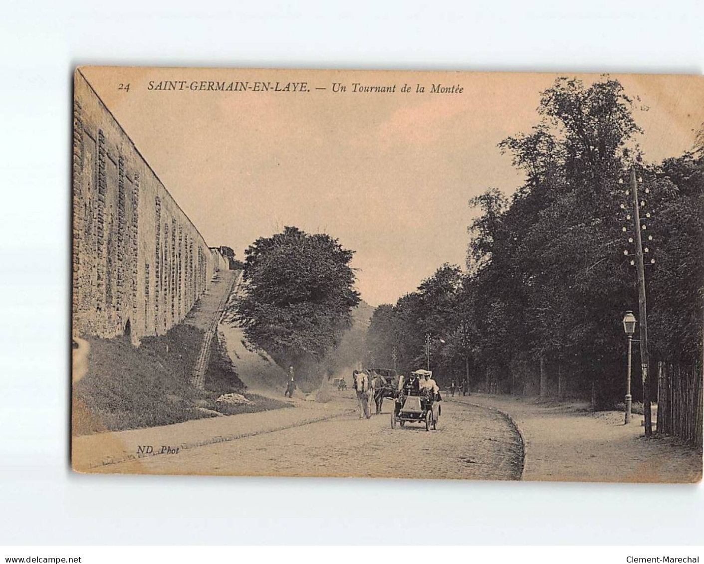 SAINT GERMAIN EN LAYE : UN Tournant Dans La Montée - Très Bon état - St. Germain En Laye