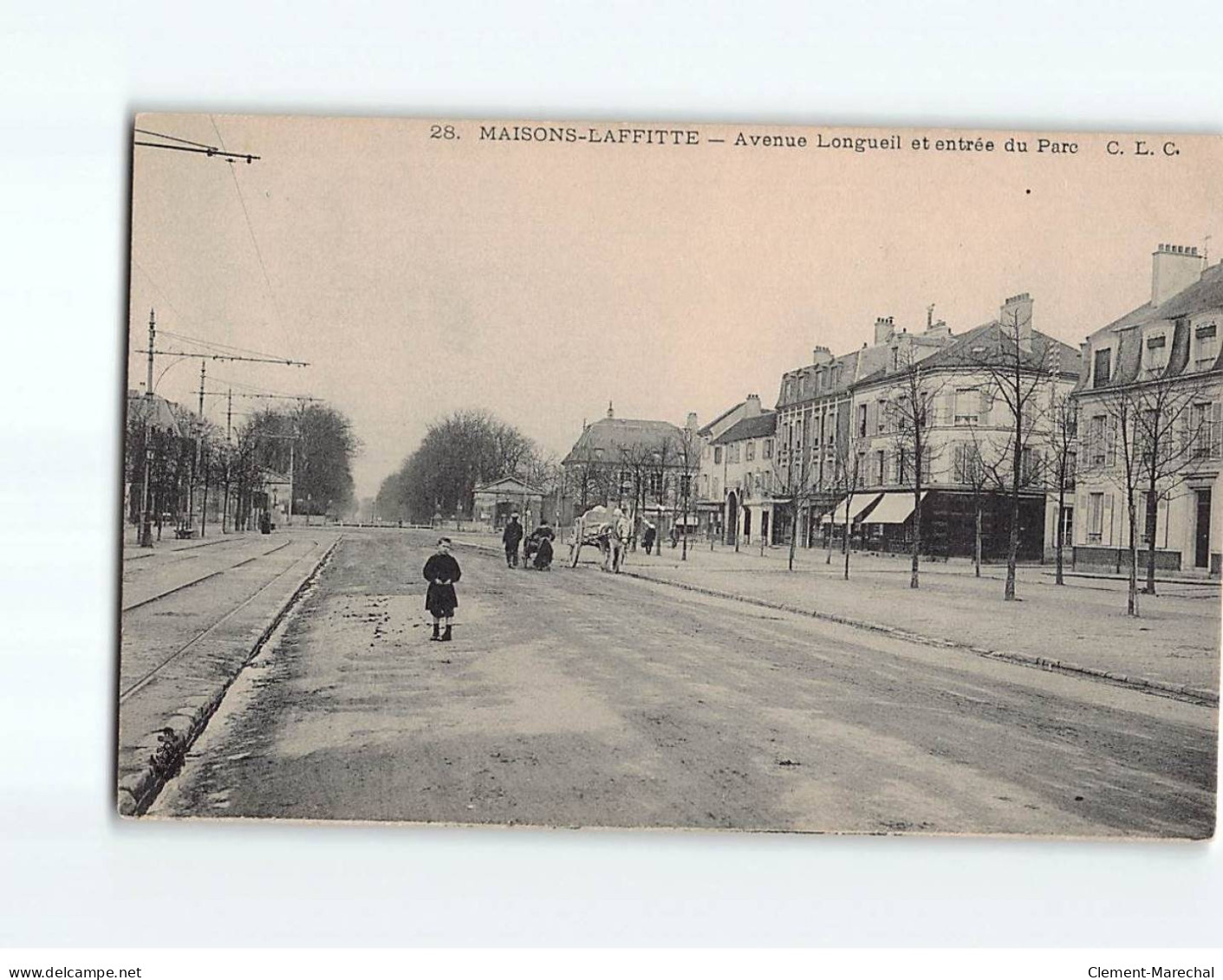 MAISON LAFFITTE : Avenue Longueil Et Entrée Du Parc - Très Bon état - Maisons-Laffitte