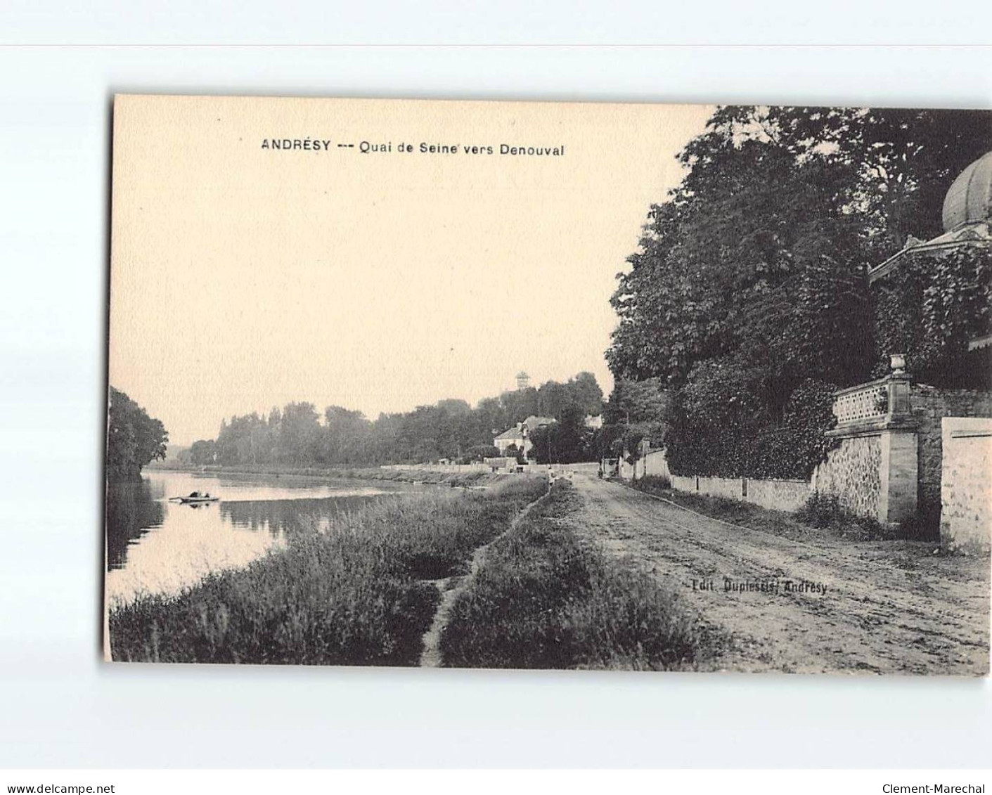 ANDRESY : Quai De Seine Vers Denouval - Très Bon état - Andresy