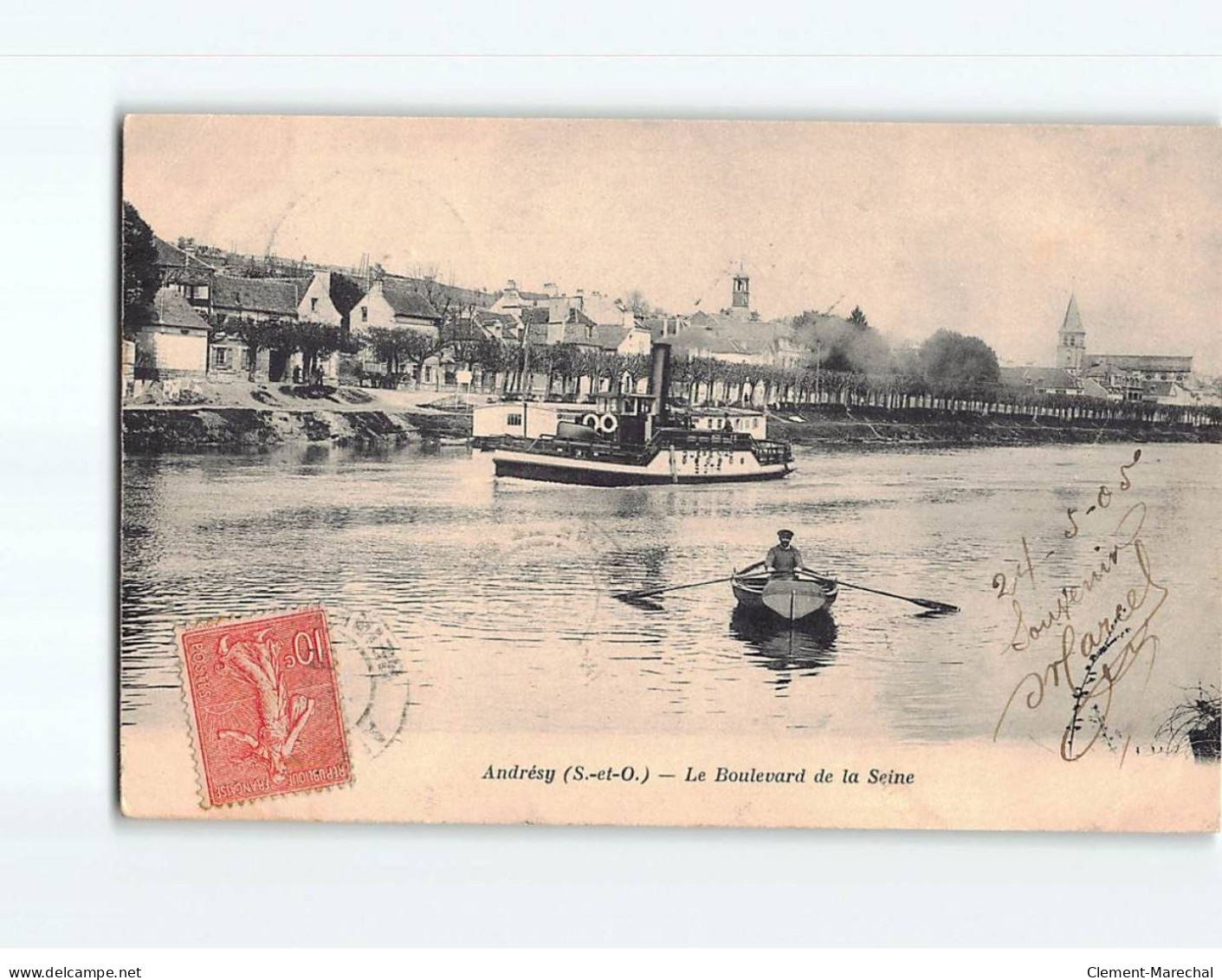 ANDRESY : Le Boulevard De La Seine - état - Andresy