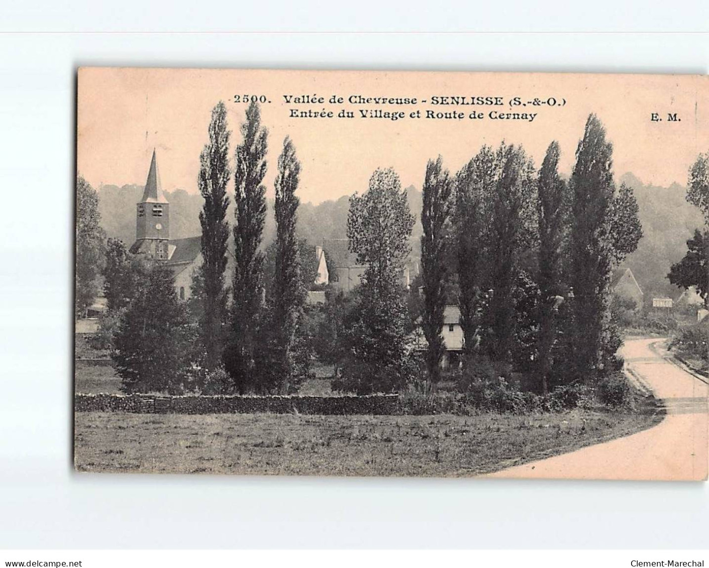 Vallée De CHEVREUSE : Senlisse, Entrée Du Village Et Route De Cernay - Très Bon état - Sonstige & Ohne Zuordnung