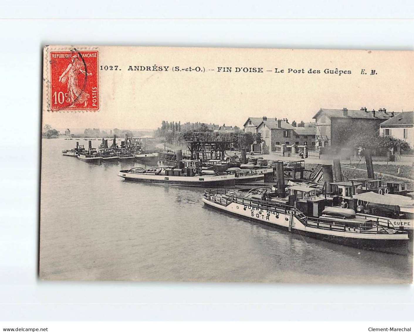 ANDRESY FIN D'OISE : Le Port Des Guêpes - Très Bon état - Andresy