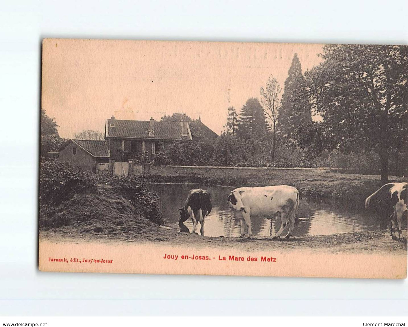 JOUY EN JOSAS : La Mare Des Metz - état - Jouy En Josas