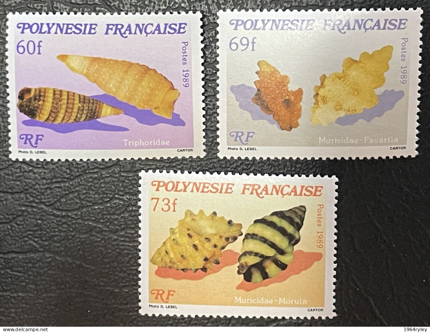 FRENCH POLYNESIA - MNH** - 1989 -  # 343/345 - Ongebruikt