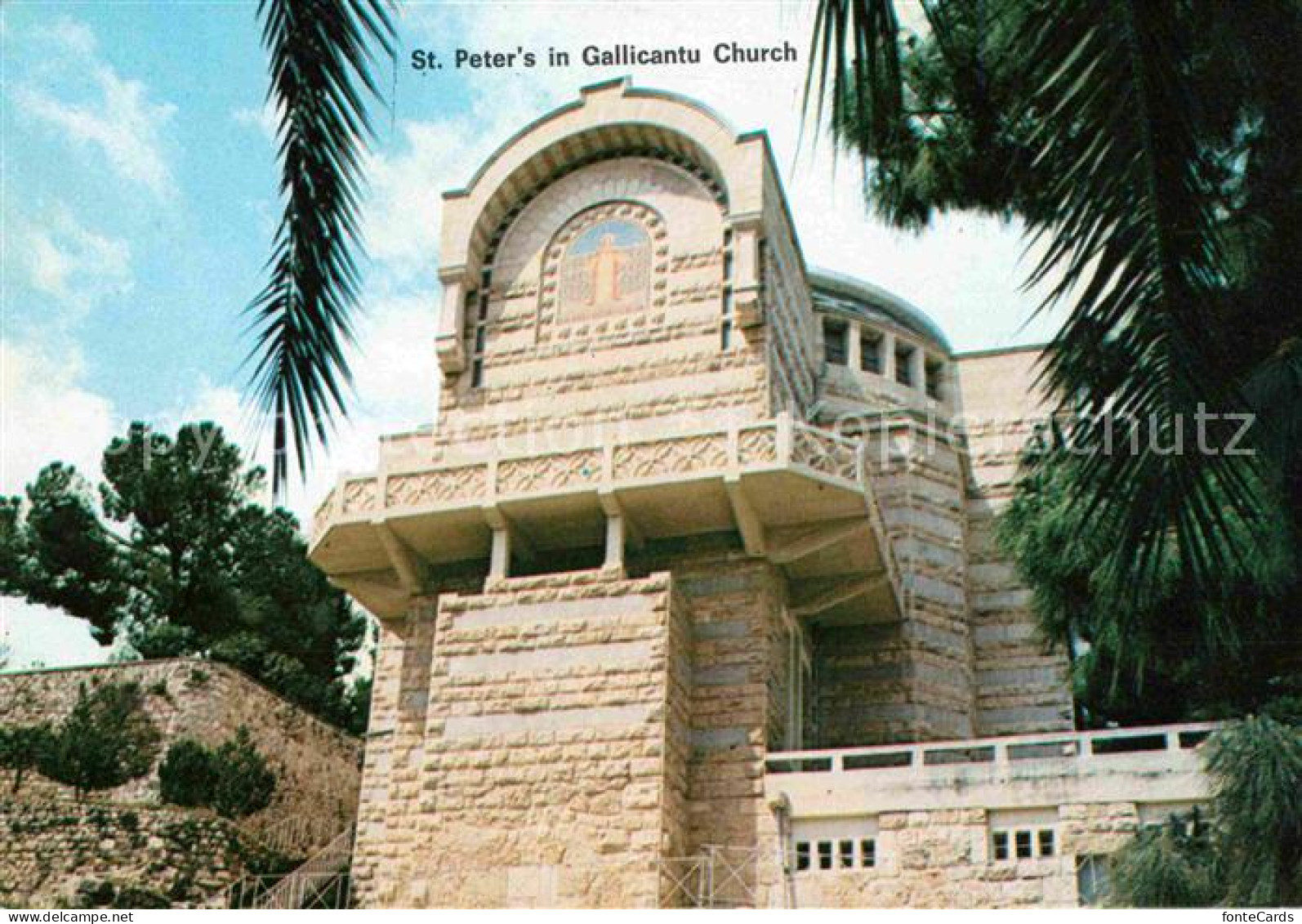 72664461 Jerusalem Yerushalayim Kirche St Peter In Gallecantu Israel - Israel