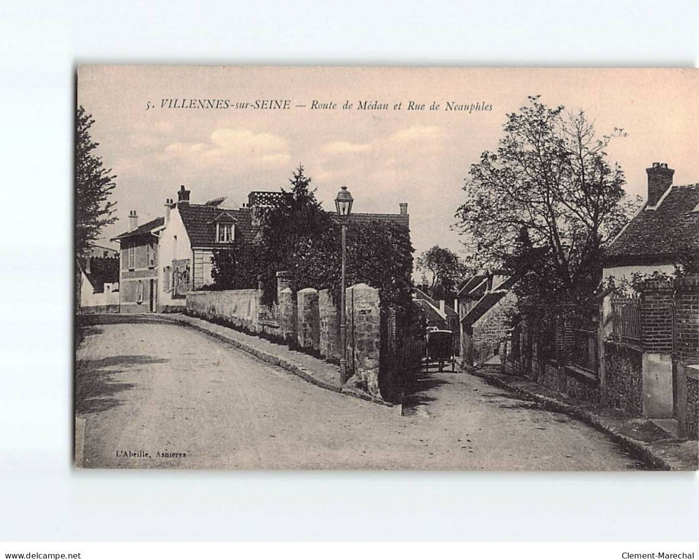 VILLENNES SUR SEINE : Route De Médan Et Rue De Neauphles - Très Bon état - Villennes-sur-Seine