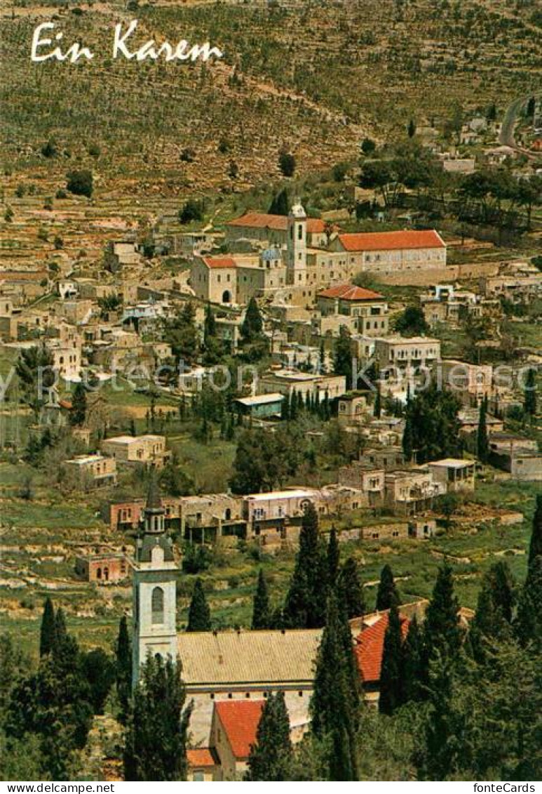 72664449 Jerusalem Yerushalayim Ein Karem General View Birthplace Of St John The - Israel