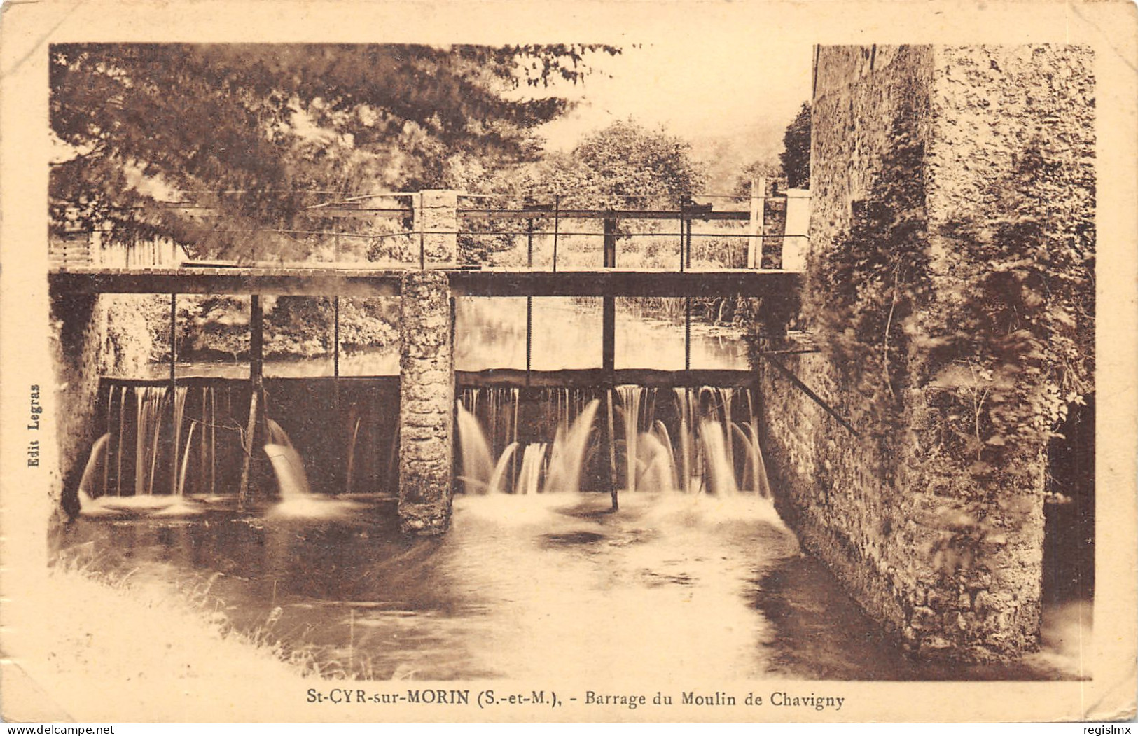 77-SAINT CYR SUR MORIN-BARRAGE DU MOULIN DE CHAVIGNY-N°T2412-E/0311 - Sonstige & Ohne Zuordnung