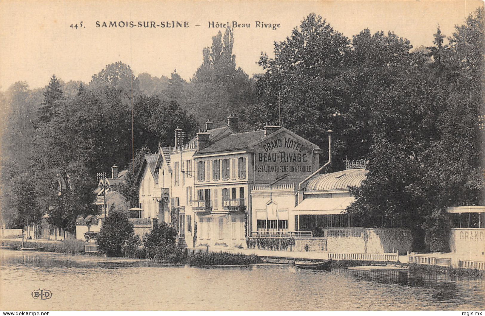 77-SAMOIS SUR SEINE-HOTEL BEAU RIVAGE-N°T2412-E/0219 - Samois