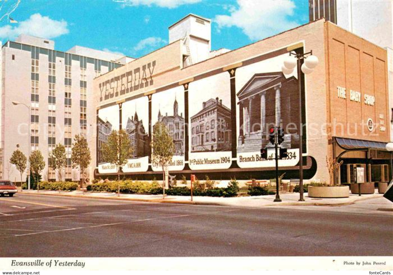 72664030 Evansville_Indiana Evansville Of Yesterday Mural In Downtown - Andere & Zonder Classificatie