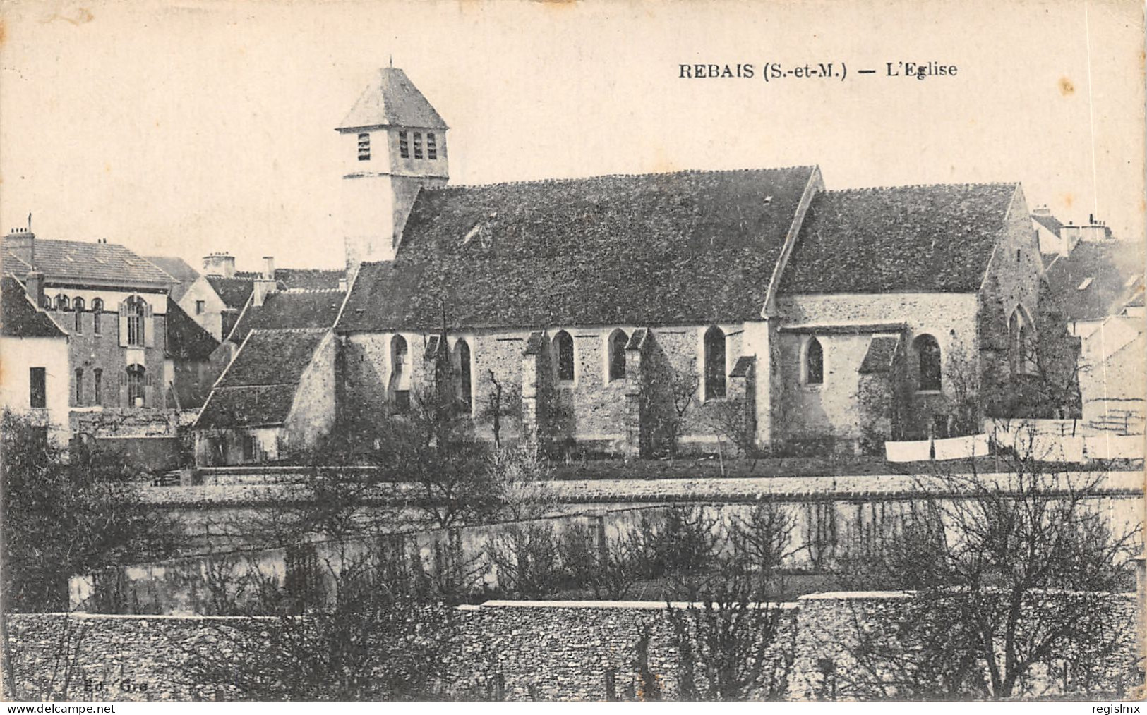 77-REBAIS-L EGLISE-N°T2412-D/0315 - Rebais