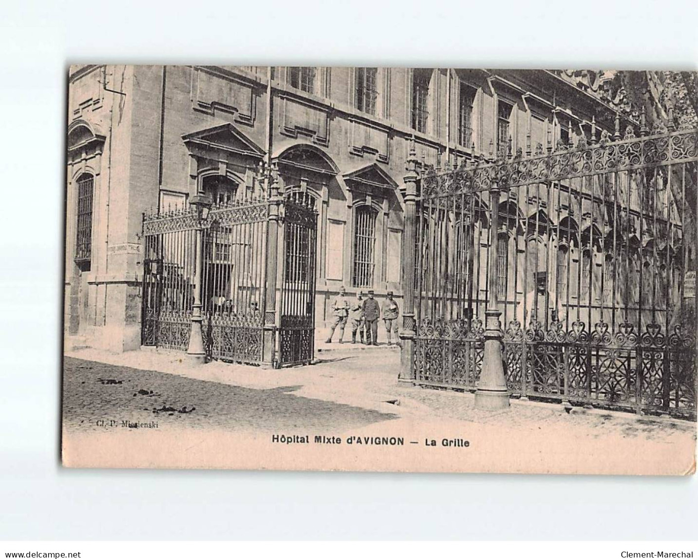 AVIGNON : Hôpital Mixte, La Grille - état - Avignon