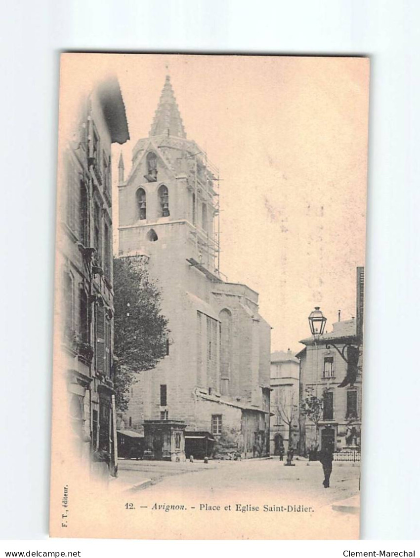 AVIGNON : Place Et Eglise Saint-Didier - Très Bon état - Avignon