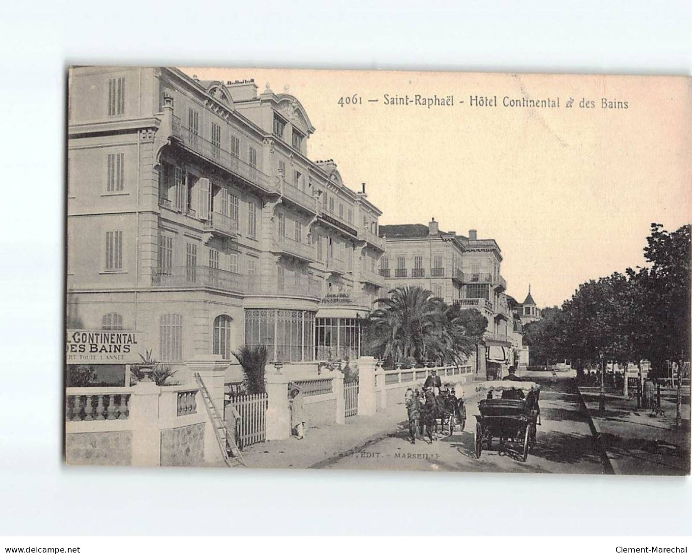 SAINT RAPHAEL : Hôtel Continental Et Des Bains - Très Bon état - Saint-Raphaël