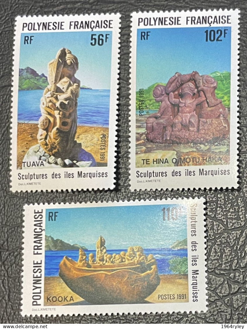 FRENCH POLYNESIA - MNH** - 1991 -  # 586/588 - Nuevos