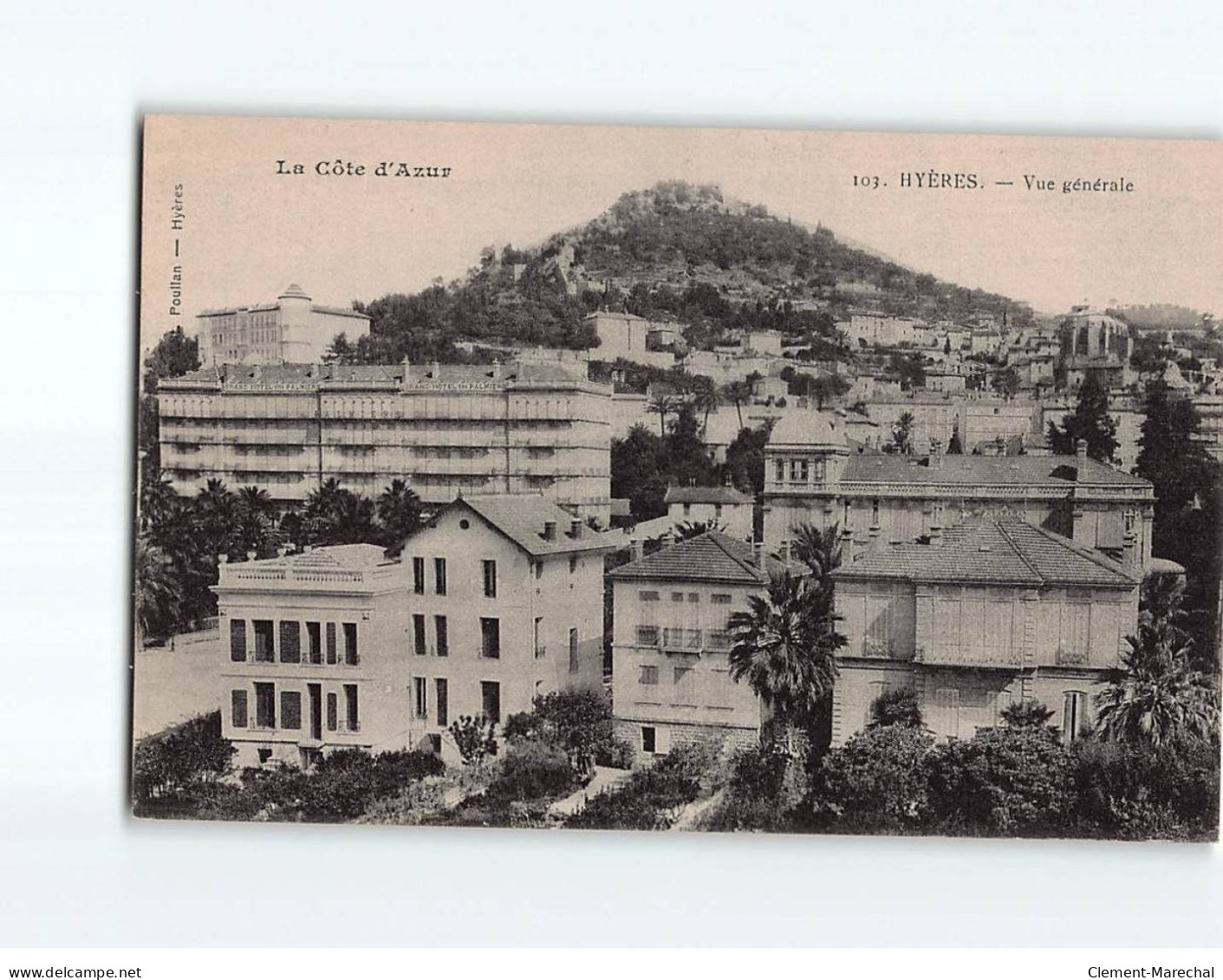 HYERES : Vue Générale - Très Bon état - Hyeres