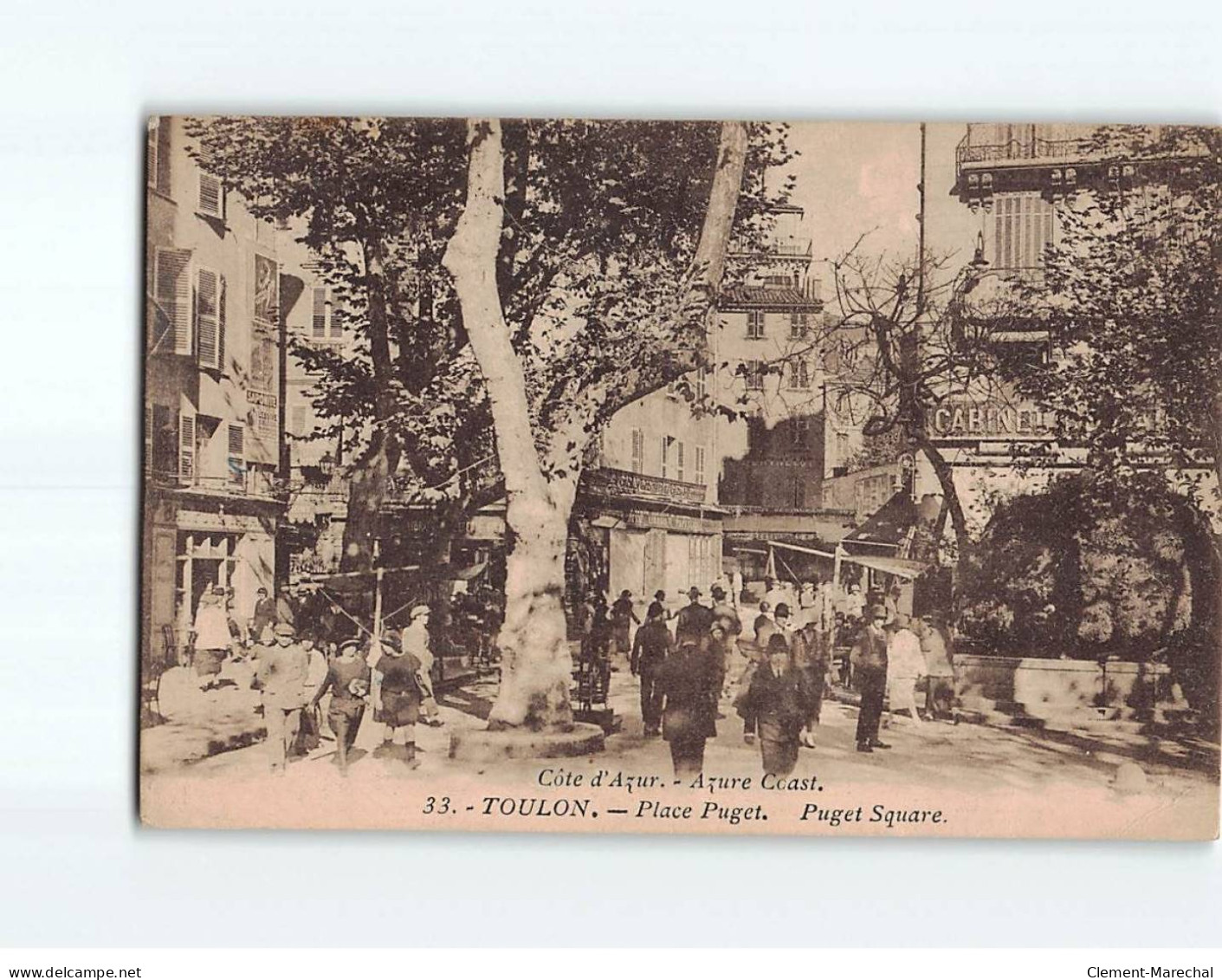 TOULON : Place Puget - état - Toulon