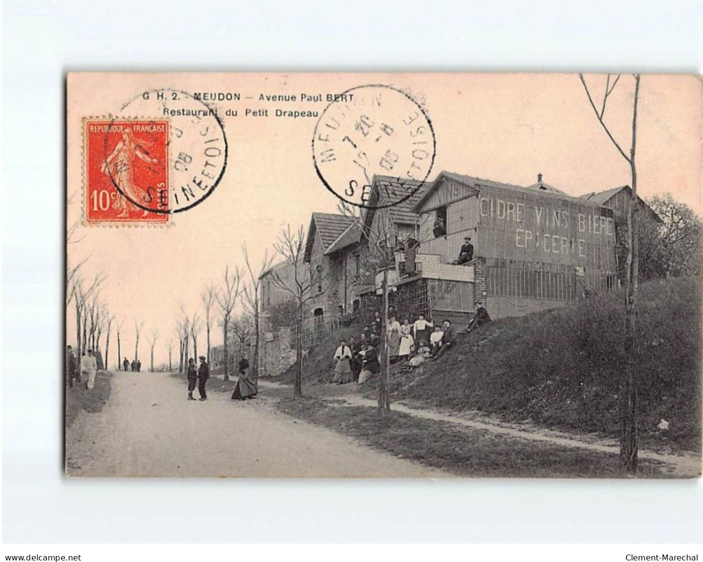 MEUDON BELLEVUE : Avenue Paul Bert, Restaurant Du Petit Drapeau - Très Bon état - Meudon