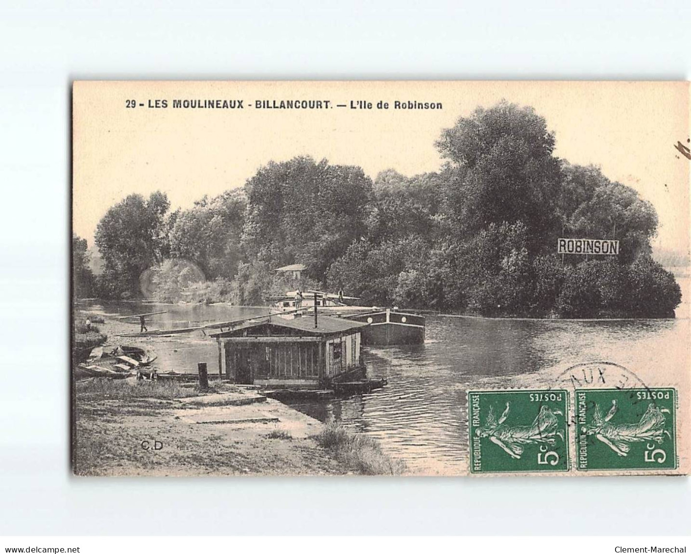 LES MOULINEAUX - BILLANCOURT : L'Ile De Robinson - Très Bon état - Boulogne Billancourt