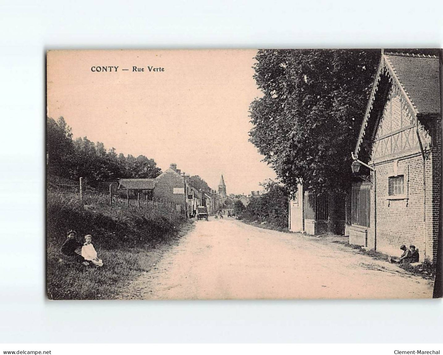 CONTY : Rue Verte - état - Conty