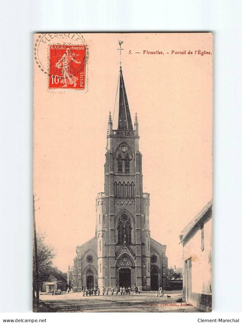 FLESSELLES : Portail De L'Eglise - Très Bon état - Other & Unclassified