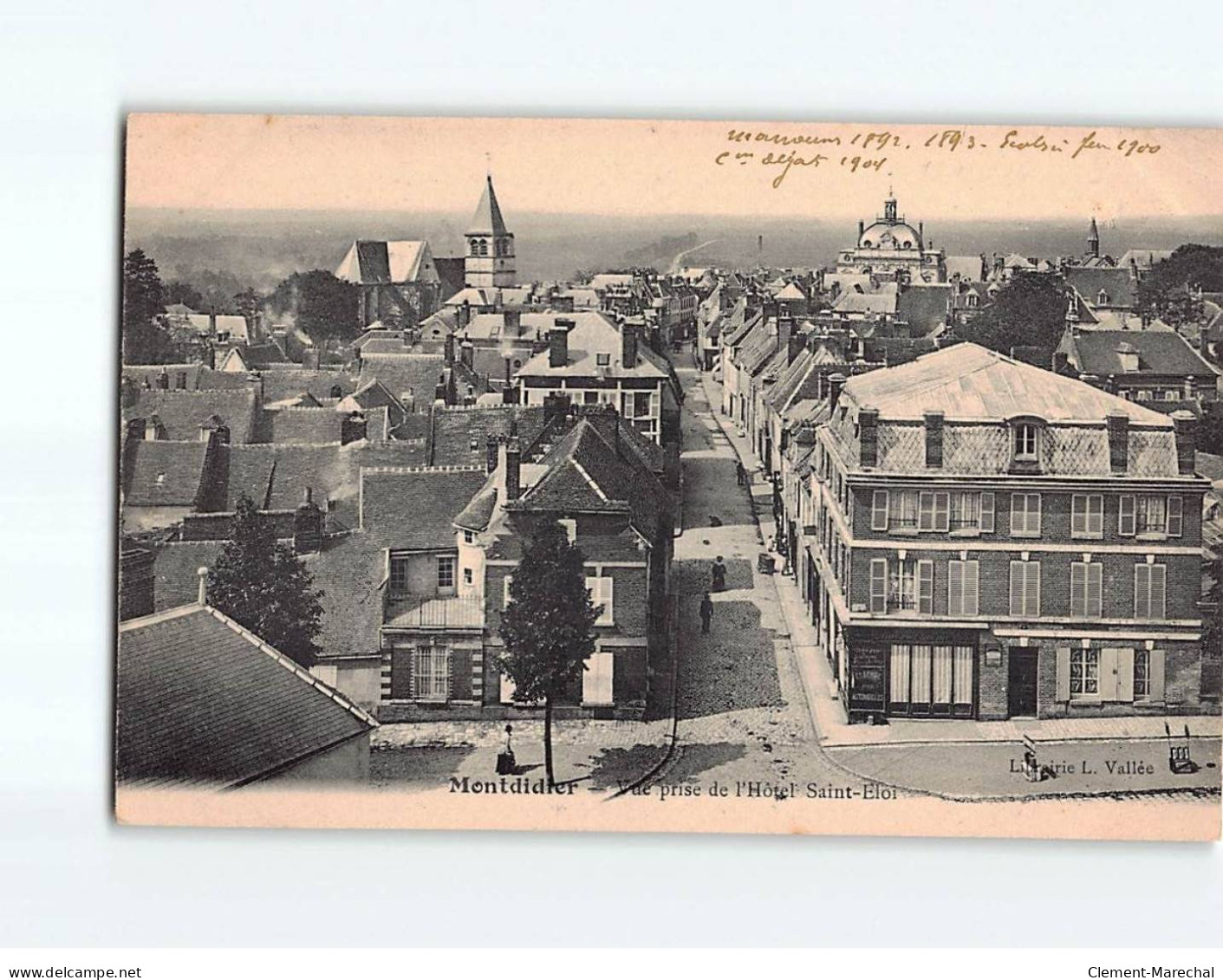 MONTDIDIER : Vue Prise De L'hôtel Saint-Eloi - Très Bon état - Montdidier