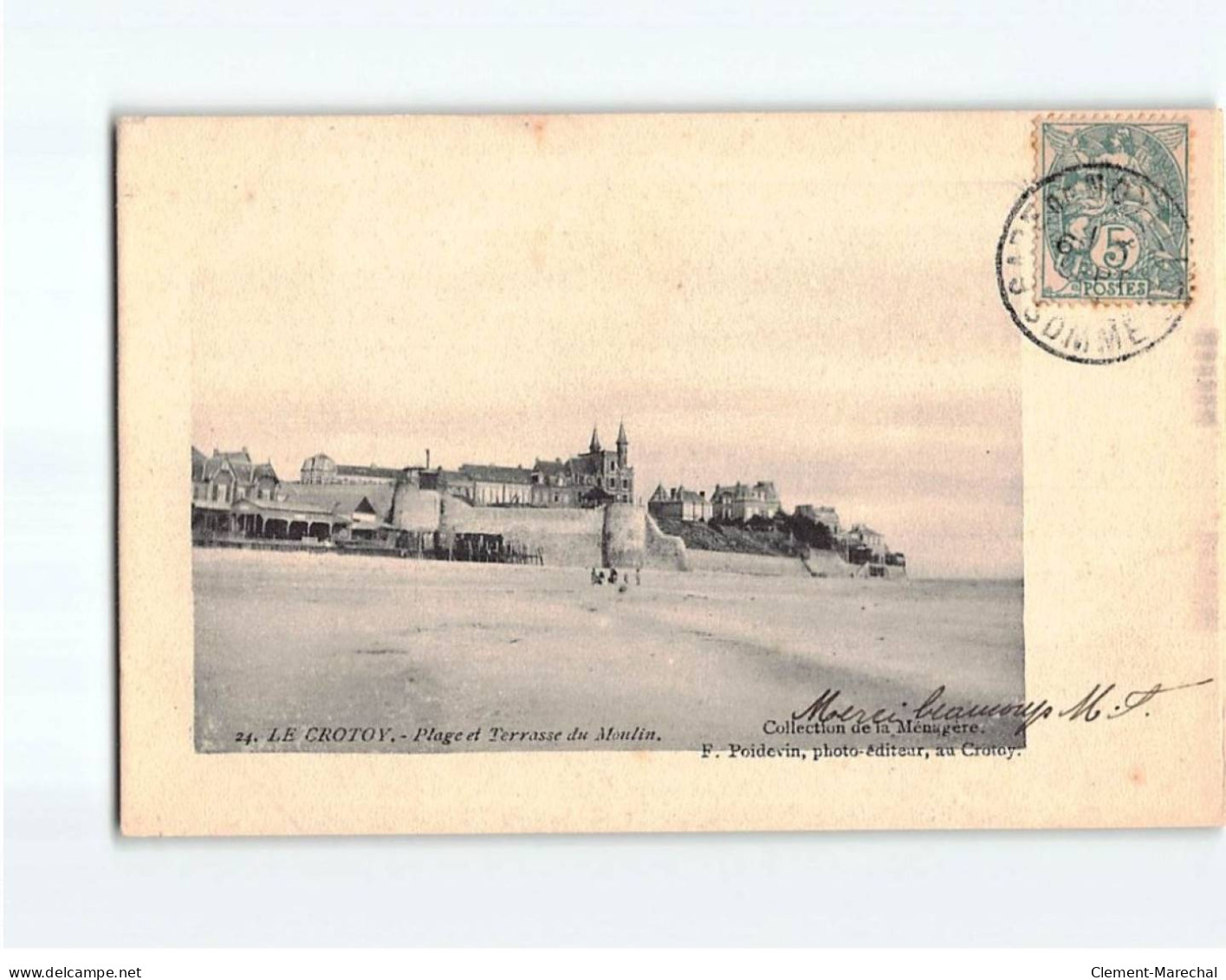 LE CROTOY : Plage Et Terrasse Du Moulin - Très Bon état - Le Crotoy