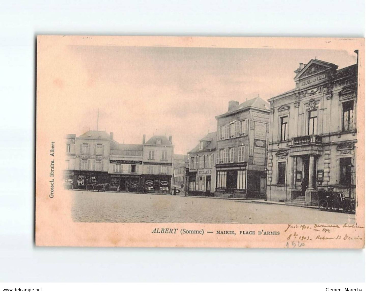 ALBERT : Mairie, Place D'Armes - Très Bon état - Albert