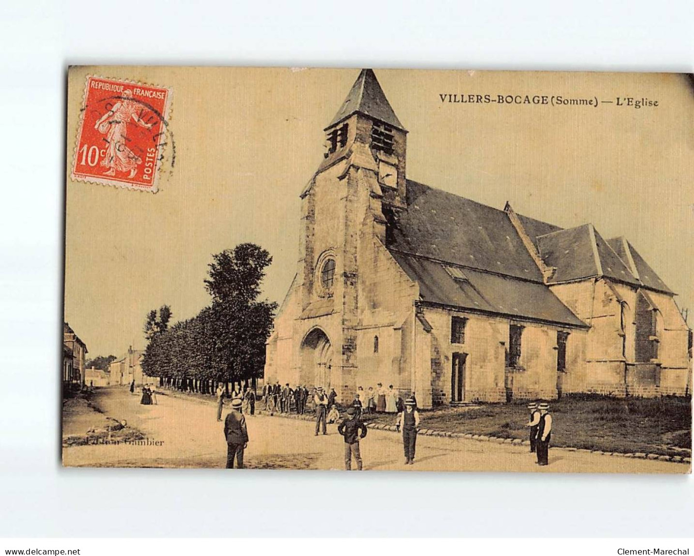 VILLERS BOCAGE : L'Eglise - état - Other & Unclassified