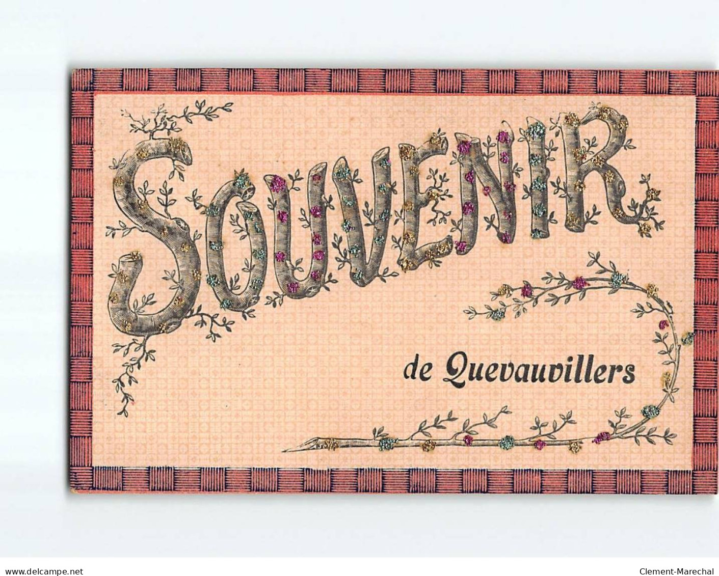 QUEVAUVILLERS : Carte Souvenir - Très Bon état - Andere & Zonder Classificatie