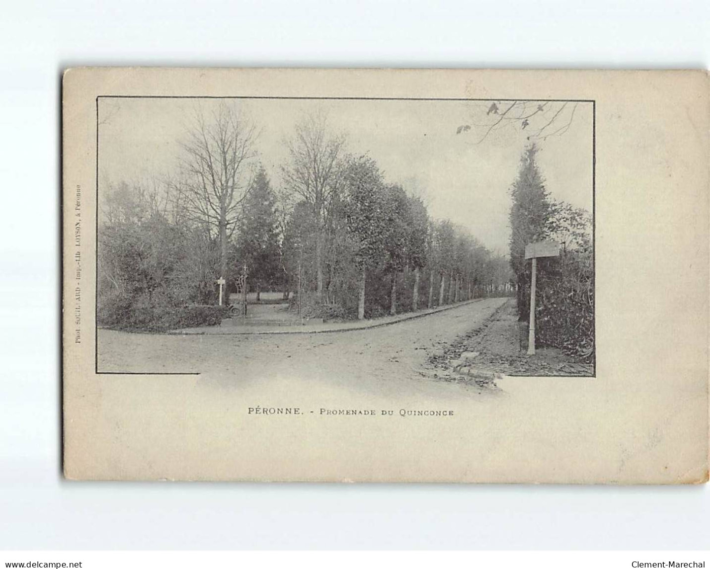 PERONNE : Promenade Du Quinconce - Très Bon état - Peronne