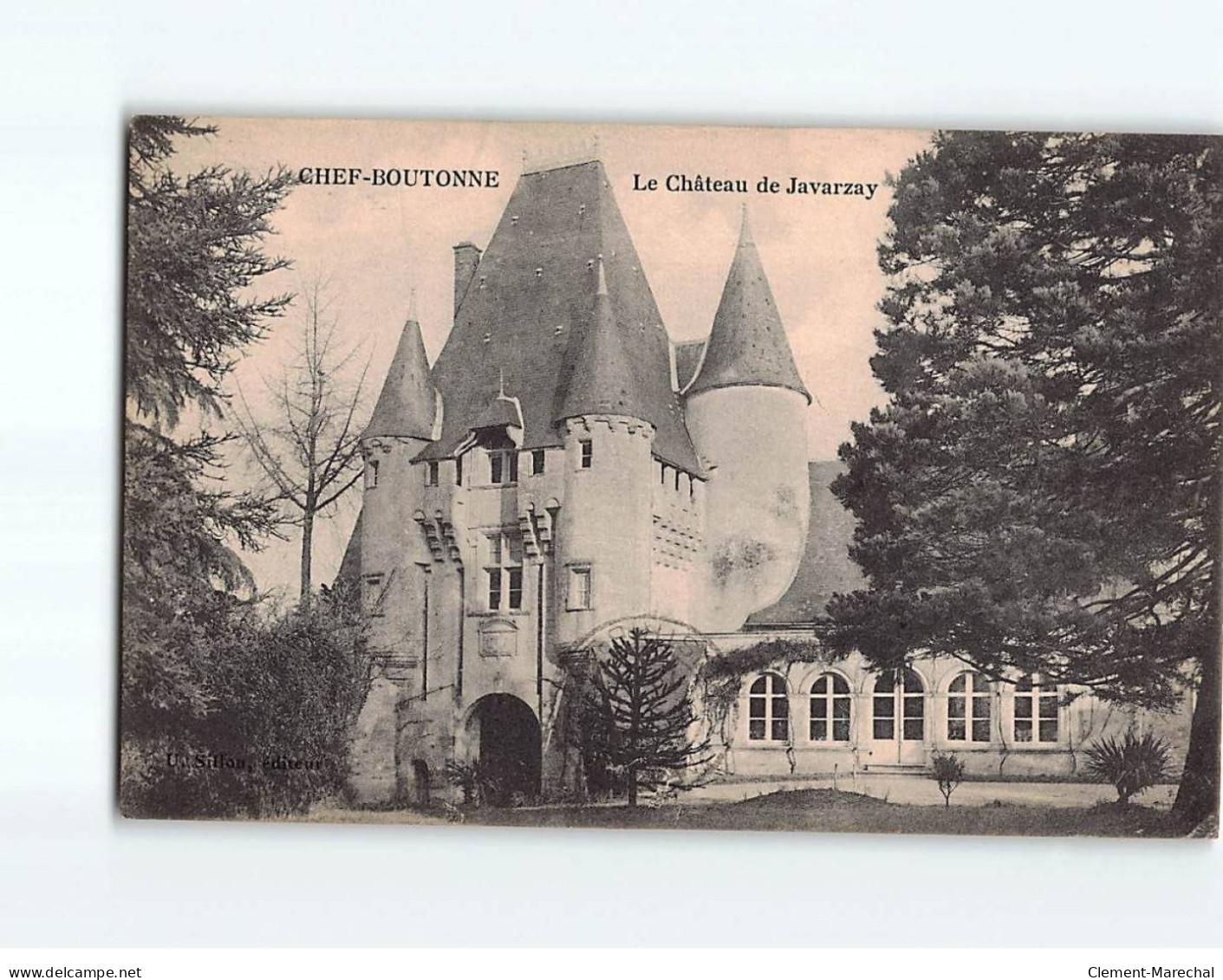 CHEF BOUTONNE : Le Château De Javarzay - état - Chef Boutonne