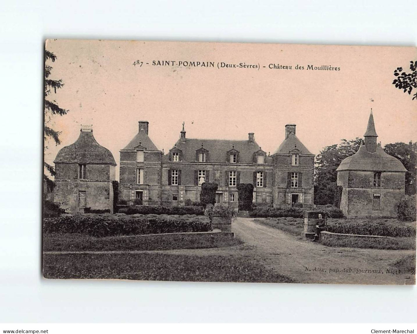 SAINT POMPAIN : Château Des Mouillières - état - Autres & Non Classés