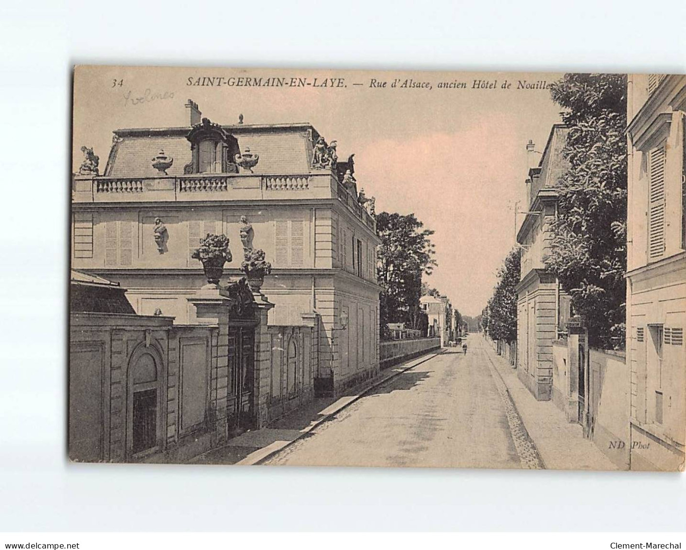 SAINT GERMAIN EN LAYE : Rue D'Alsace, Ancien Hôtel De Noailles - Très Bon état - St. Germain En Laye