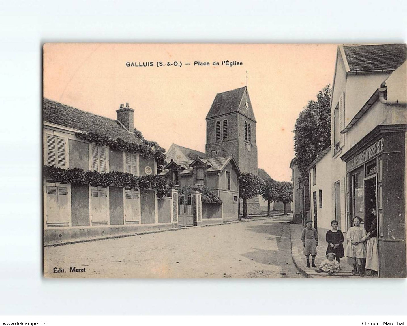 GALLUIS : Place De L'Eglise - état - Altri & Non Classificati