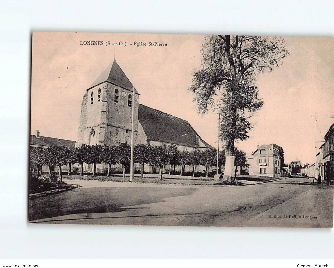 LONGNES : Eglise Saint-Pierre - état - Sonstige & Ohne Zuordnung