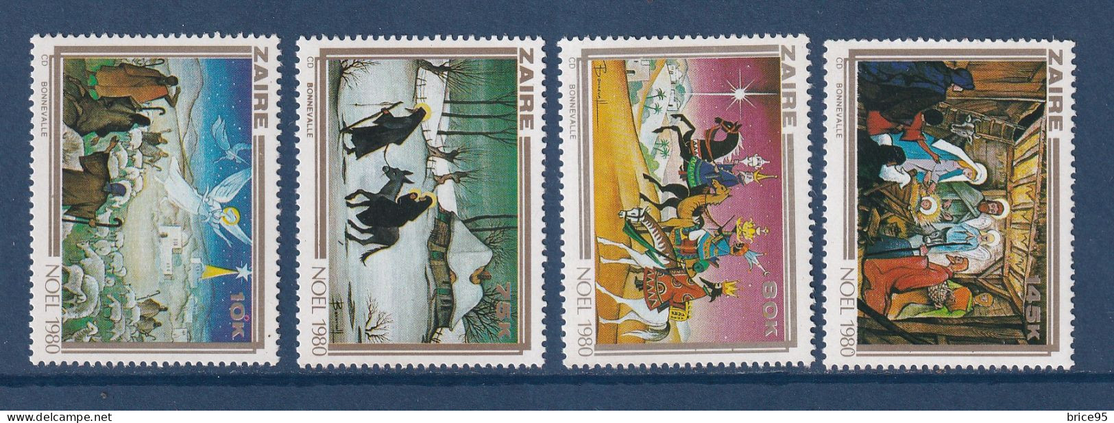 Zaïre - YT N° 1016 à 1019 ** - Neuf Sans Charnière - 1980 - Unused Stamps