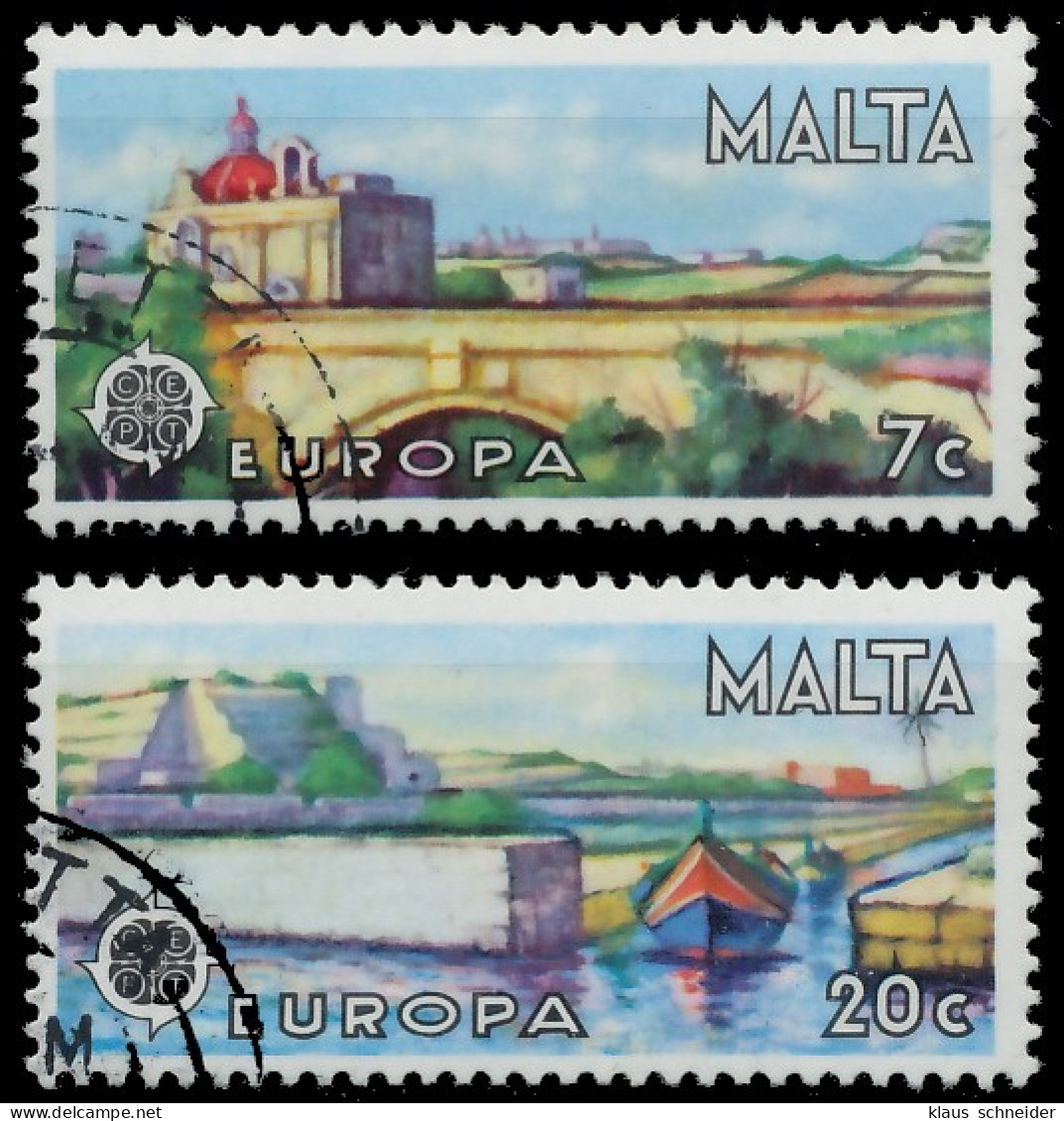 MALTA 1977 Nr 554-555 Gestempelt X55D0B2 - Malte