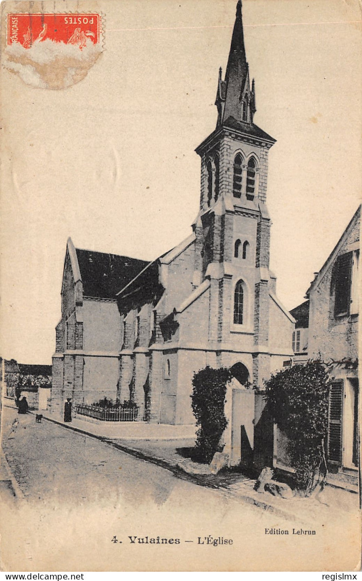 77-VULAINES SUR SEINE-L EGLISE-N°T2412-H/0043 - Other & Unclassified