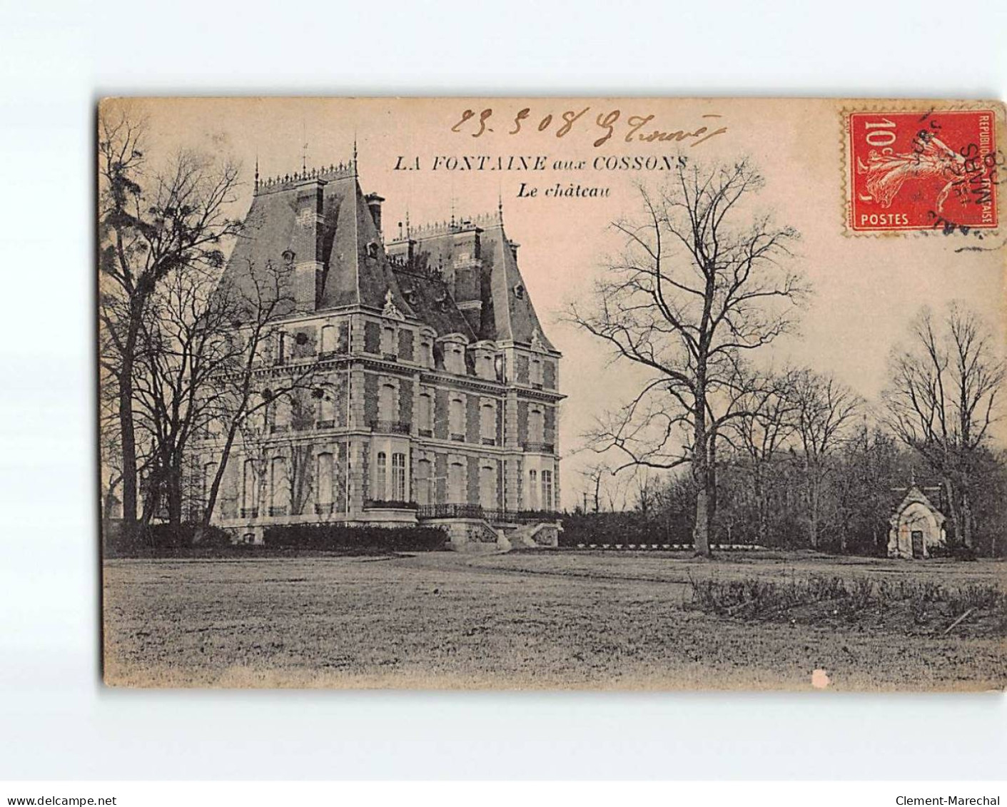 LA FONTAINE AUX COSSONS : Le Château - état - Other & Unclassified